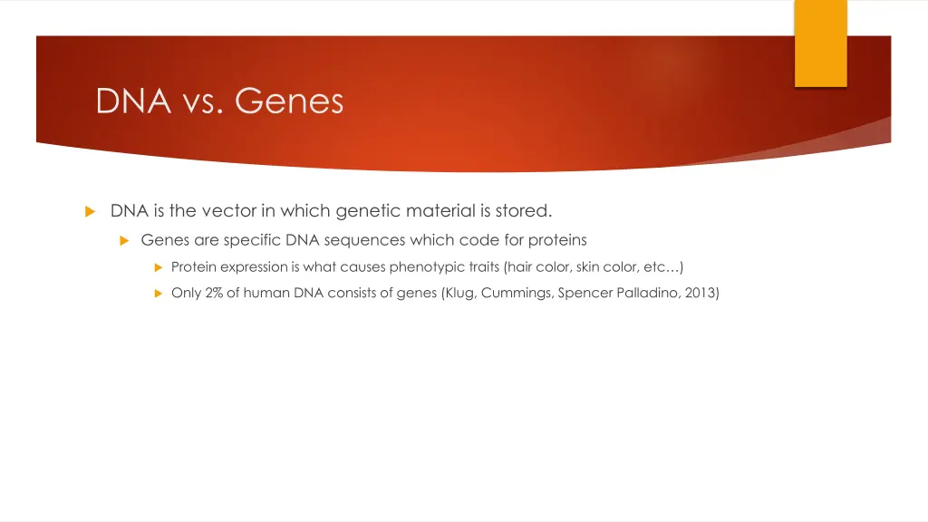 dna vs genes