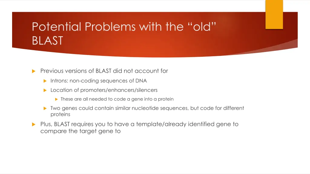 potential problems with the old blast
