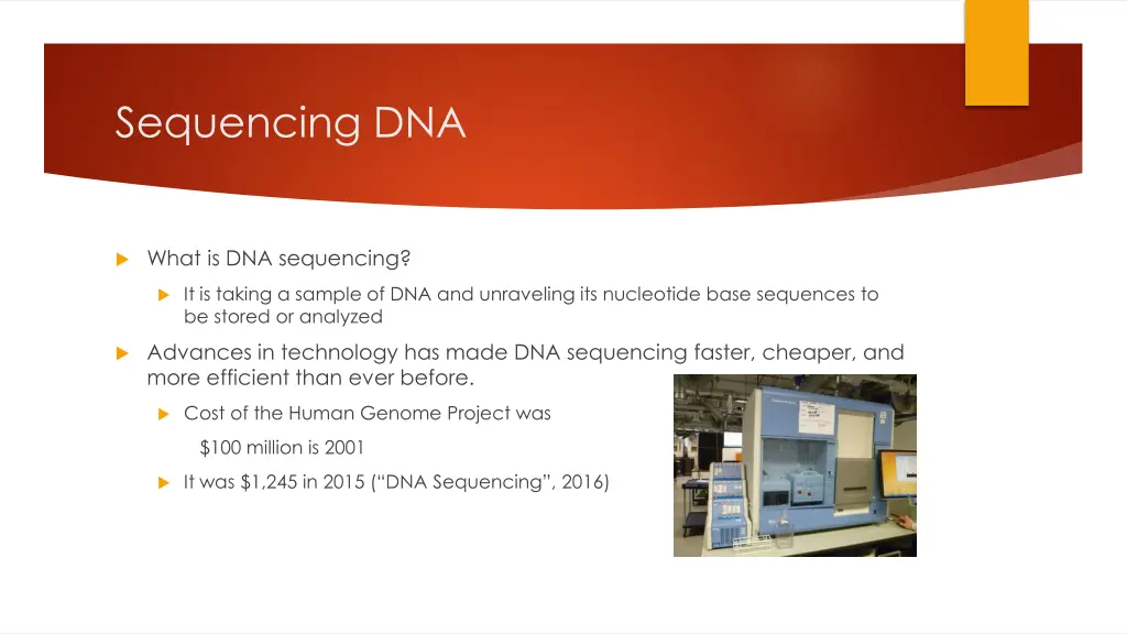 sequencing dna