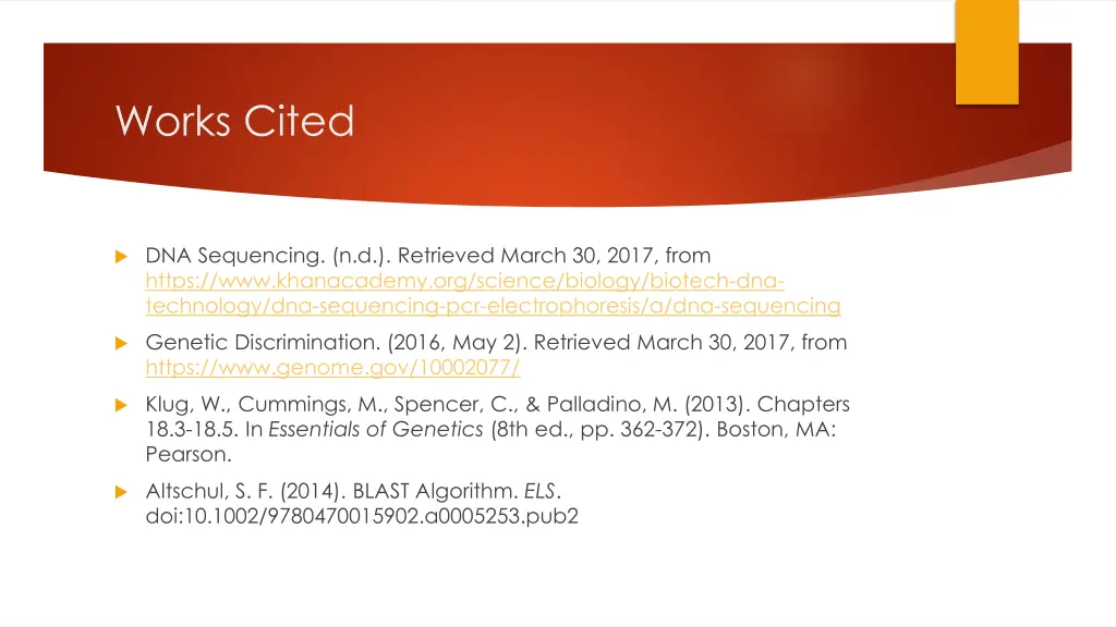 works cited