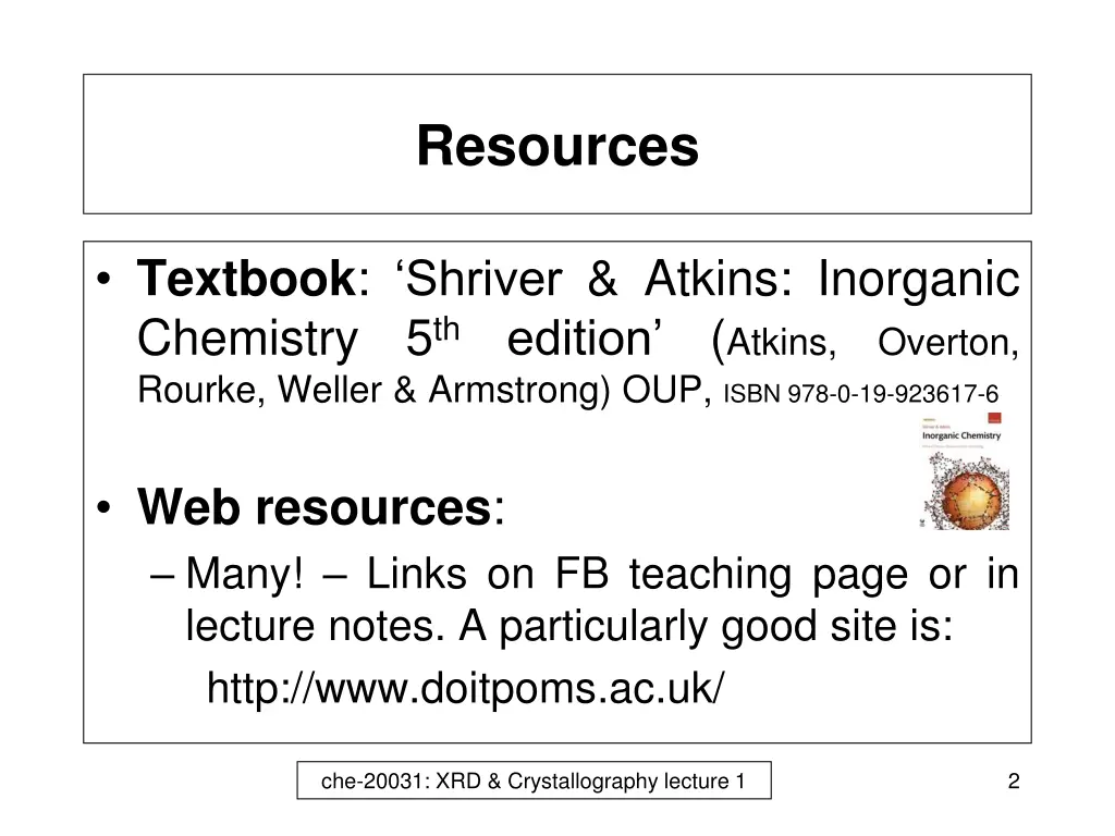 resources