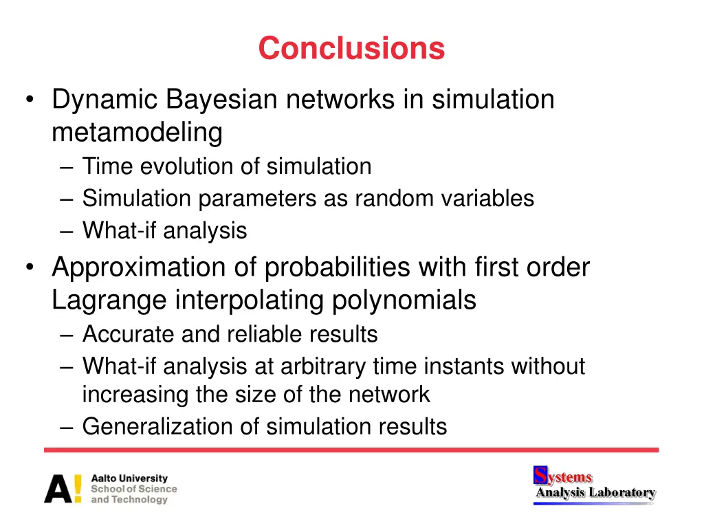 conclusions
