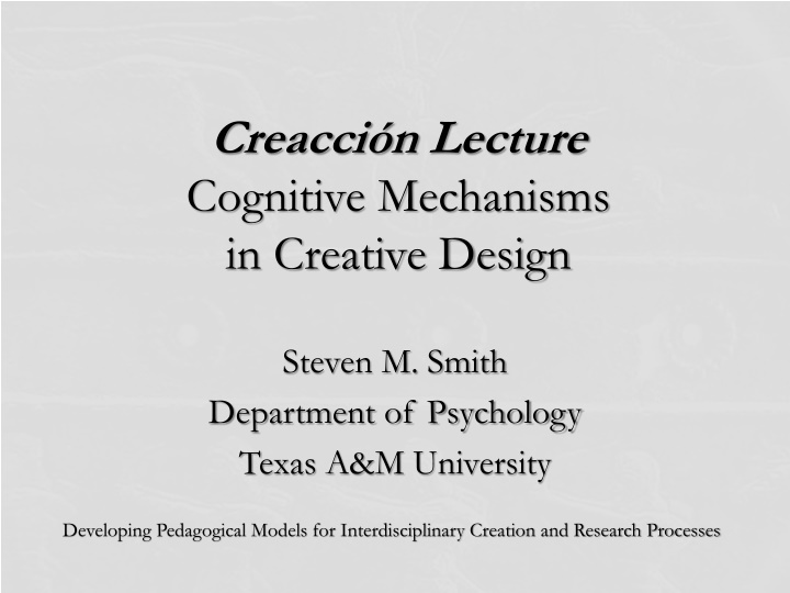 creacci n lecture cognitive mechanisms
