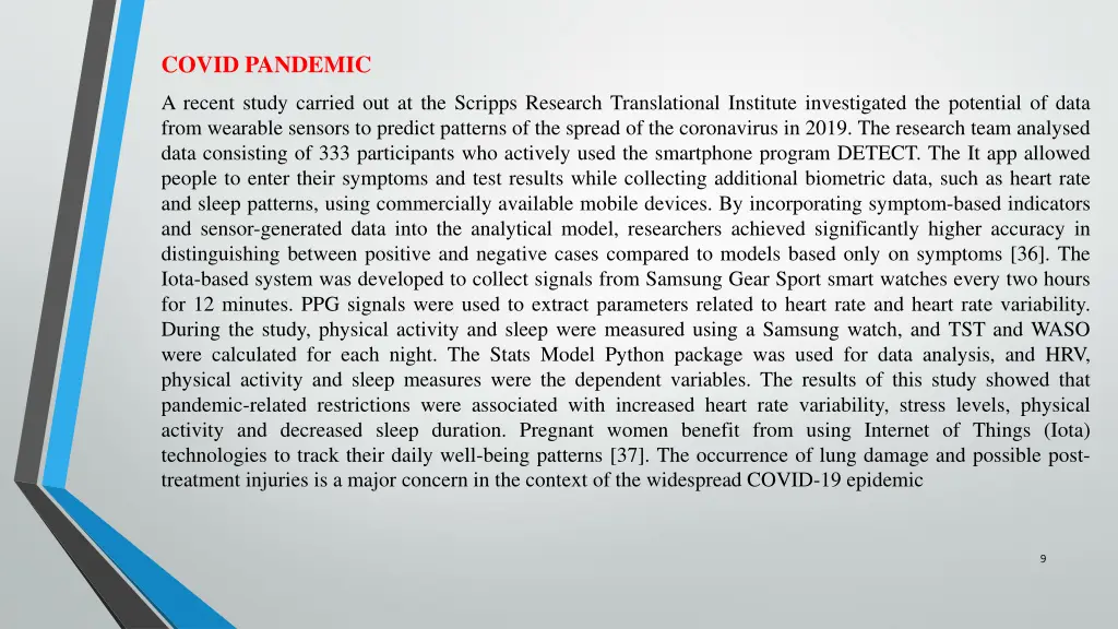 covid pandemic
