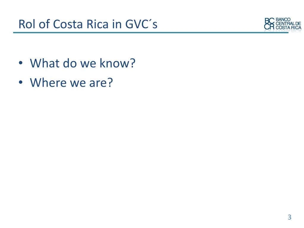 rol of costa rica in gvc s