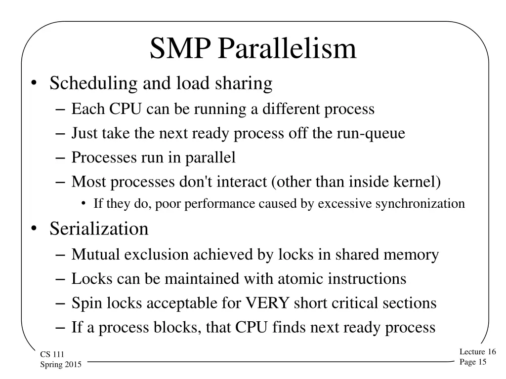 smp parallelism