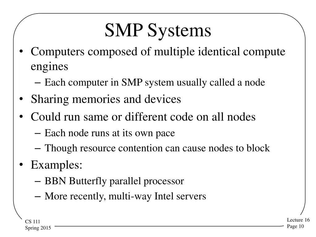 smp systems