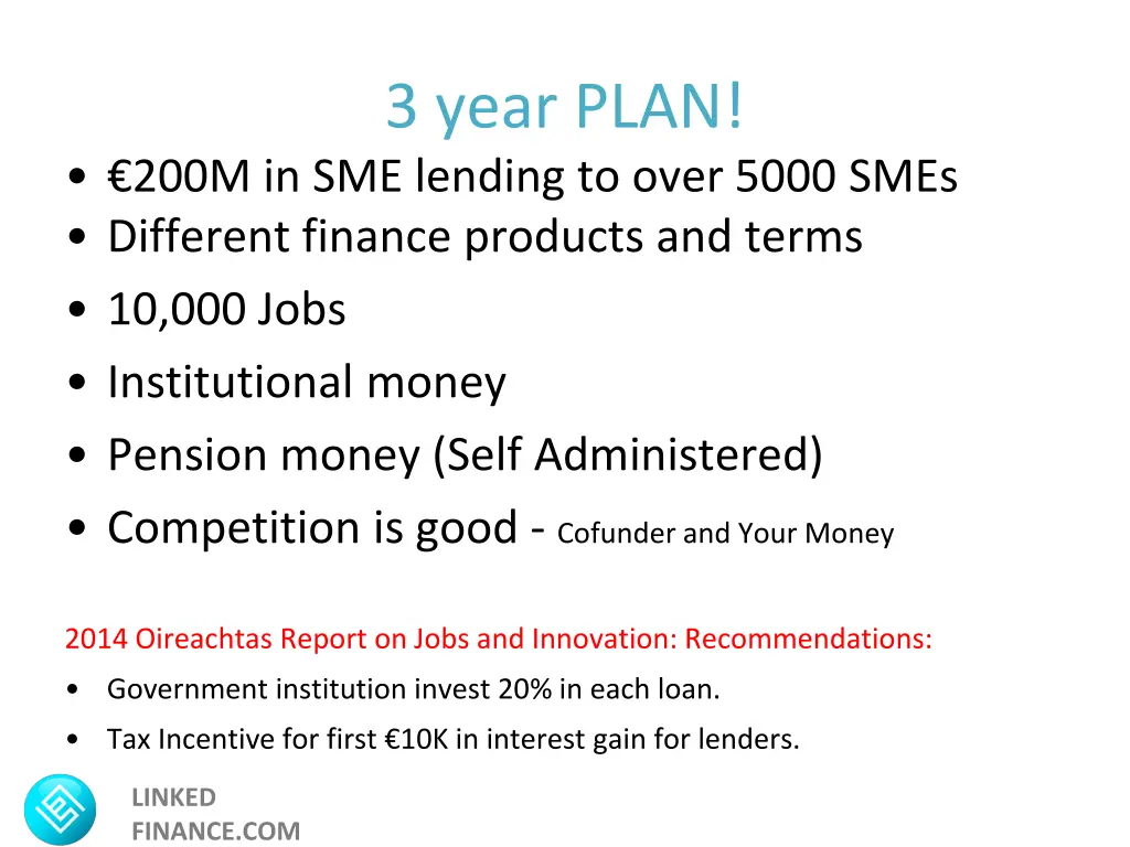 3 year plan