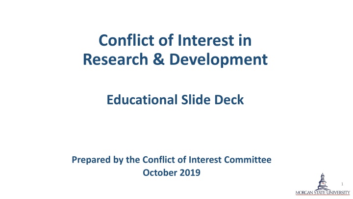 conflict of interest in research development