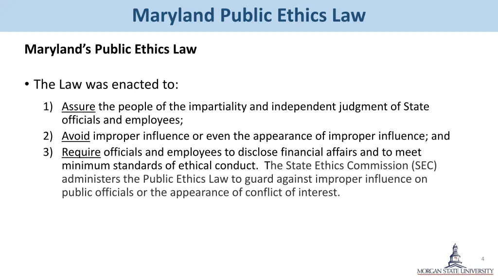maryland public ethics law