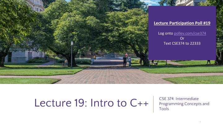 lecture participation poll 19