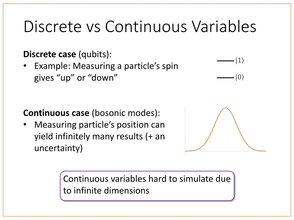discrete vs continuous variables
