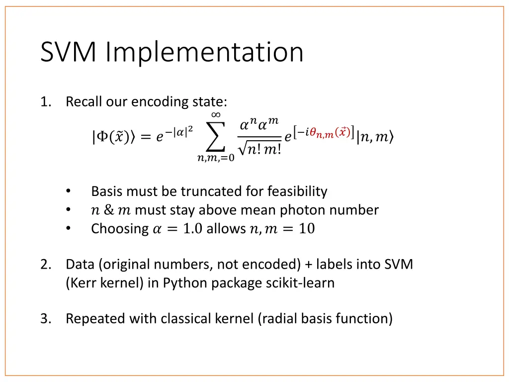 svm implementation