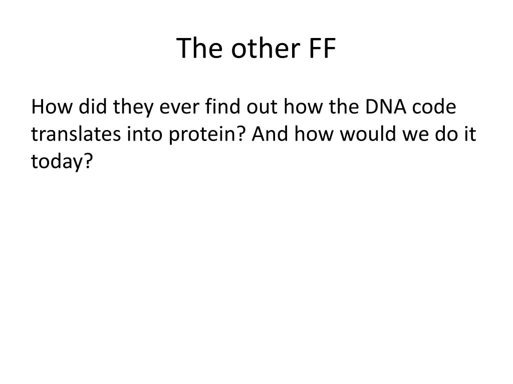 the other ff 1