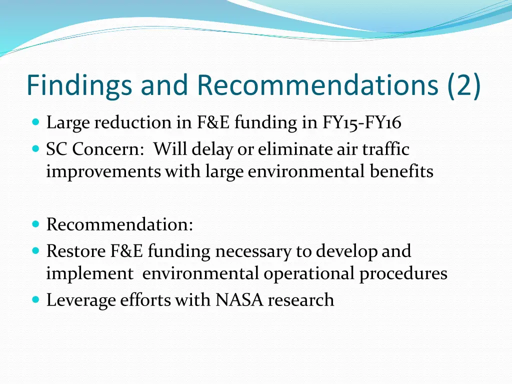 findings and recommendations 2