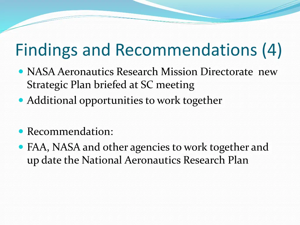 findings and recommendations 4
