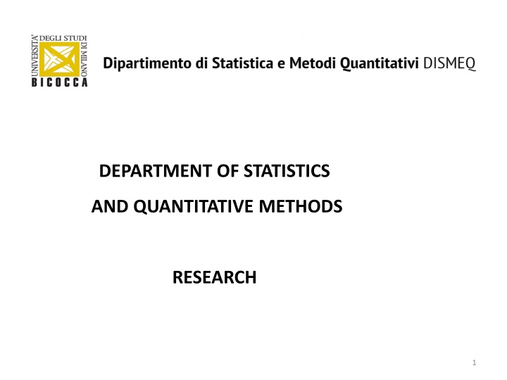 department of statistics