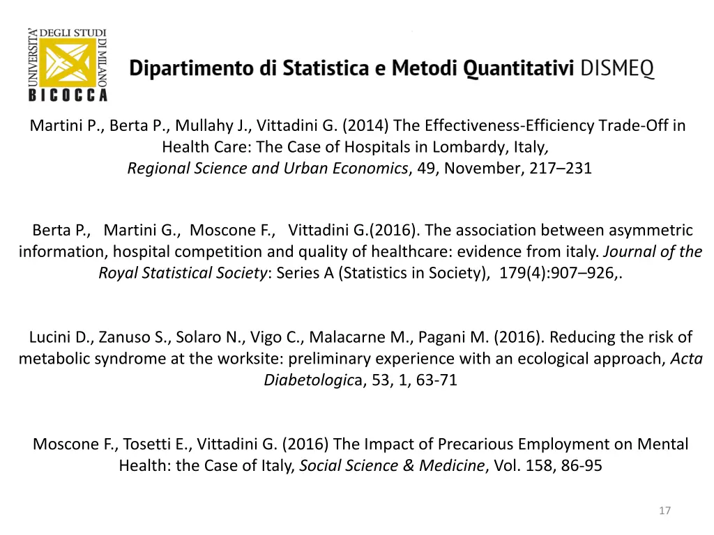 martini p berta p mullahy j vittadini g 2014