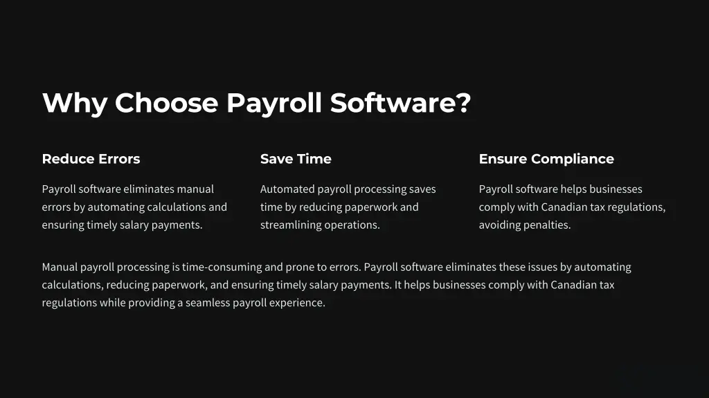 why choose payroll software