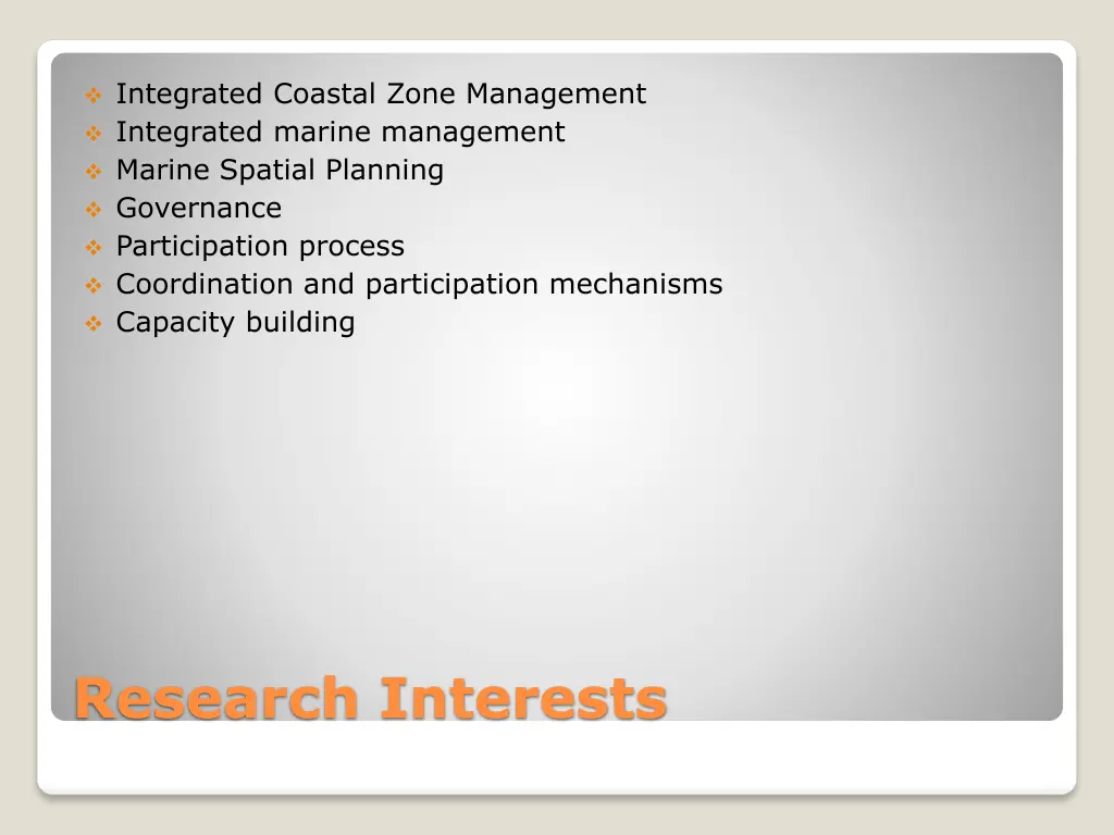 integrated coastal zone management integrated