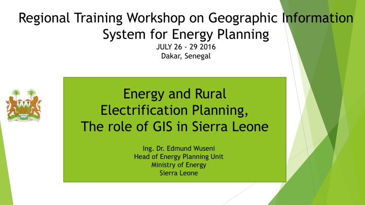 regional training workshop on geographic