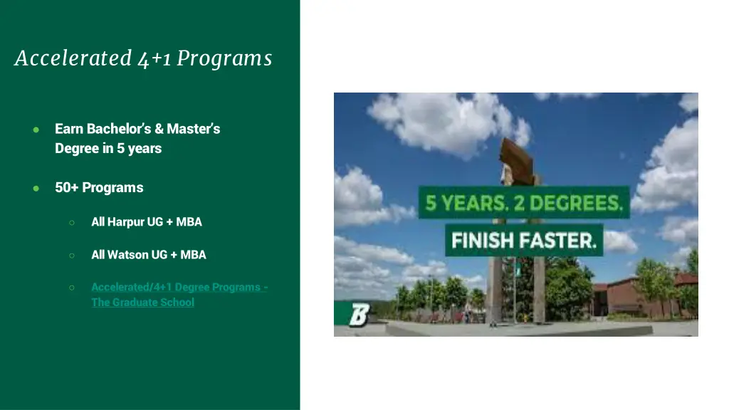 accelerated 4 1 programs
