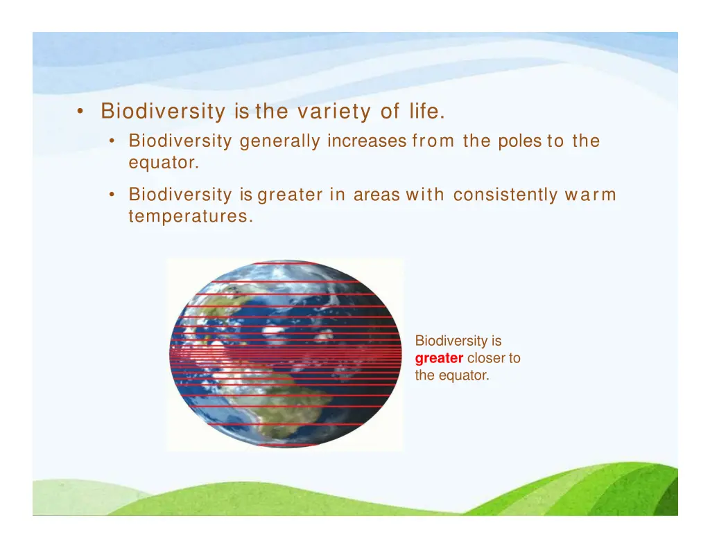biodiversity is the variety of life biodiversity