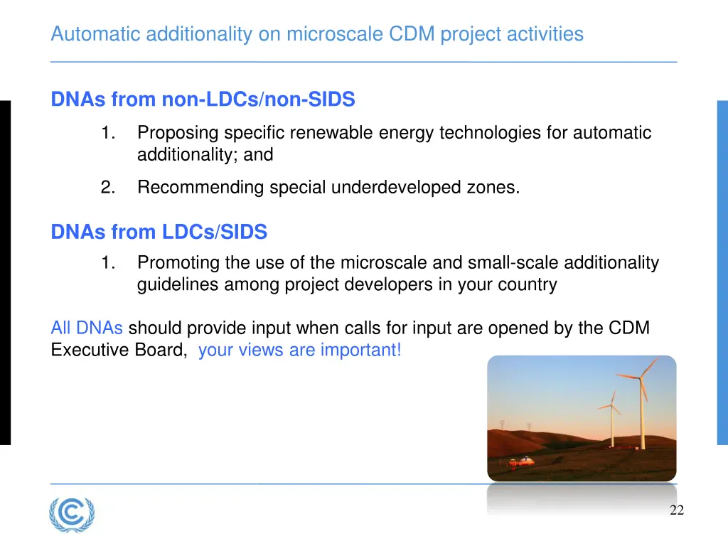 automatic additionality on microscale cdm project