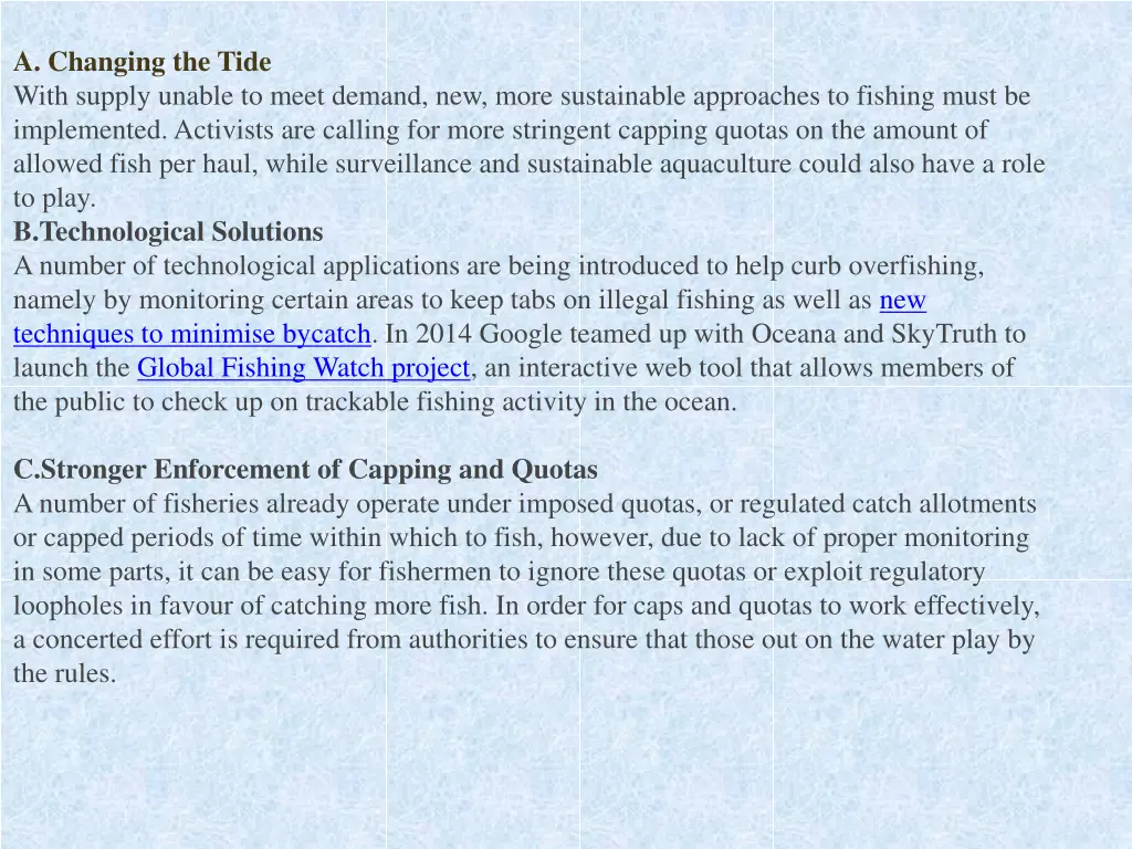 a changing the tide with supply unable to meet
