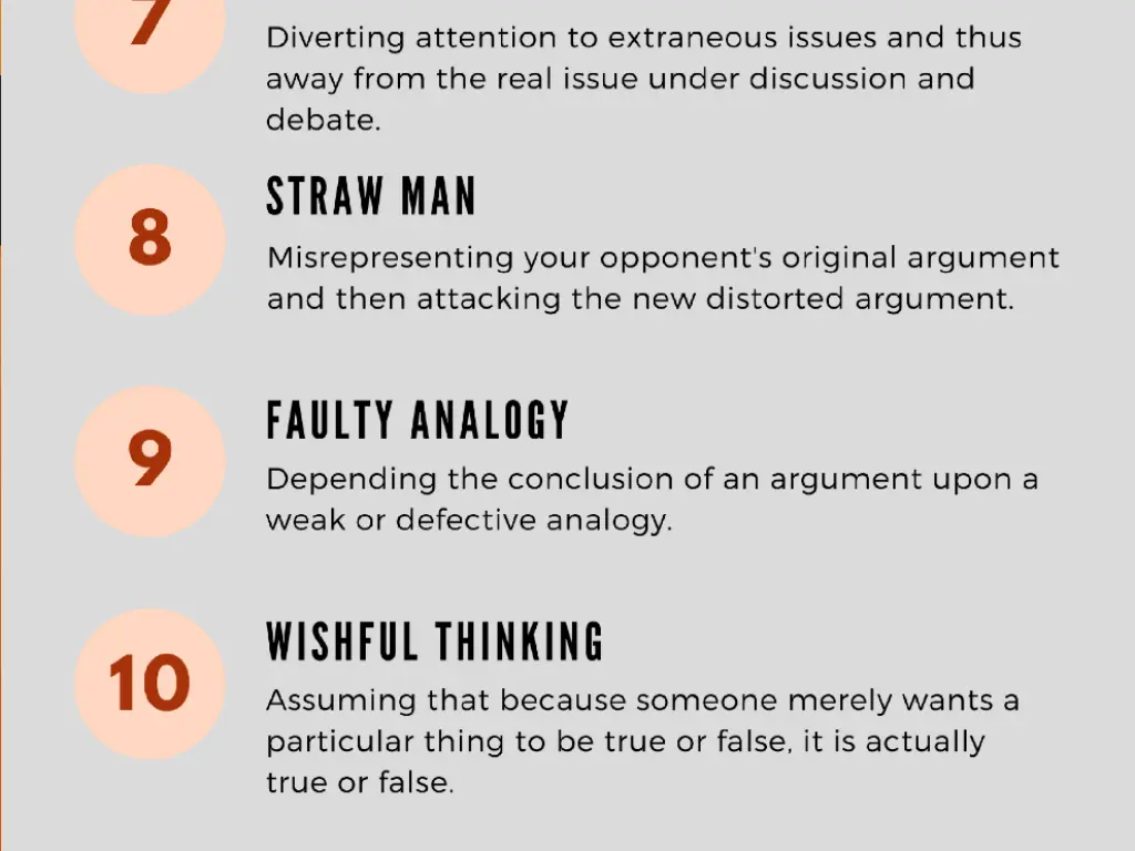 10 common logical fallacies 4