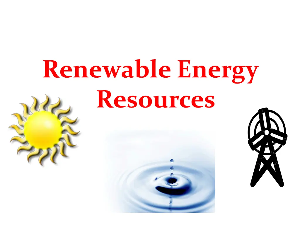 renewable energy resources