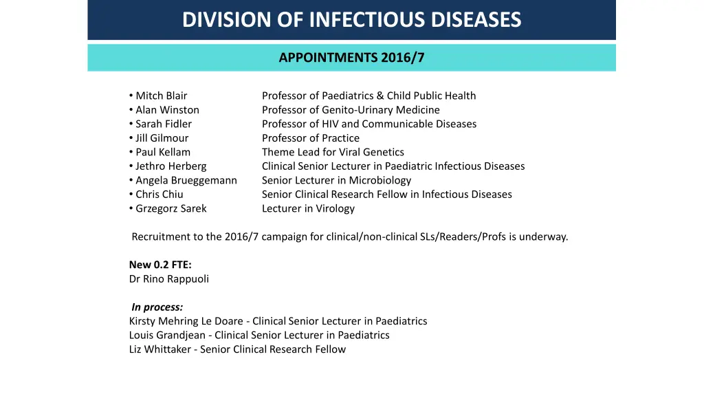 division of infectious diseases 2