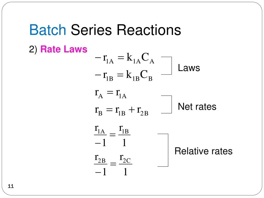 batch series reactions 1