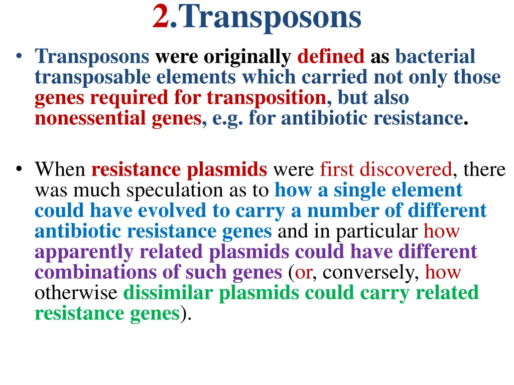 2 transposons