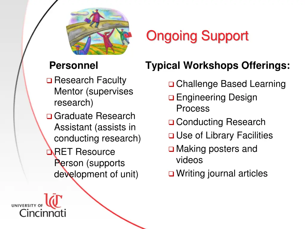 ongoing support