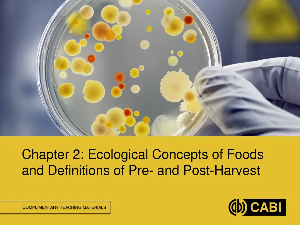 chapter 2 ecological concepts of foods