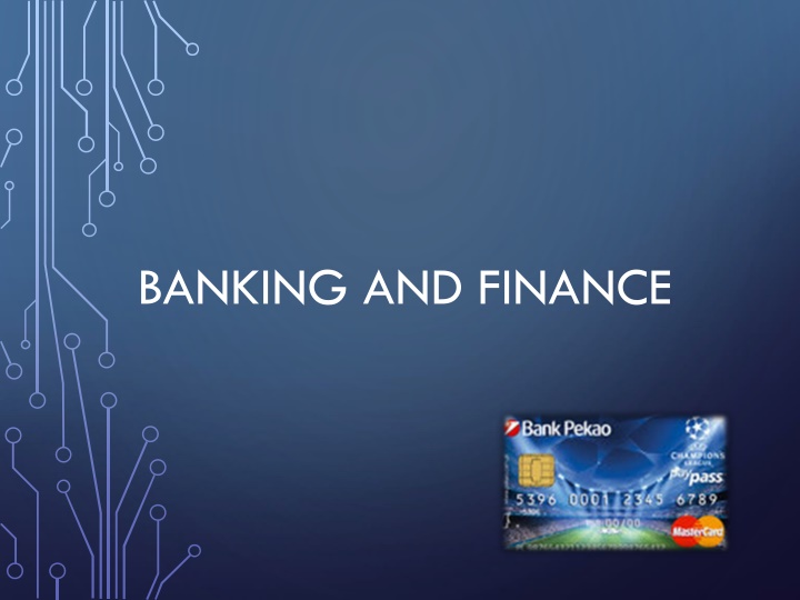 banking and finance