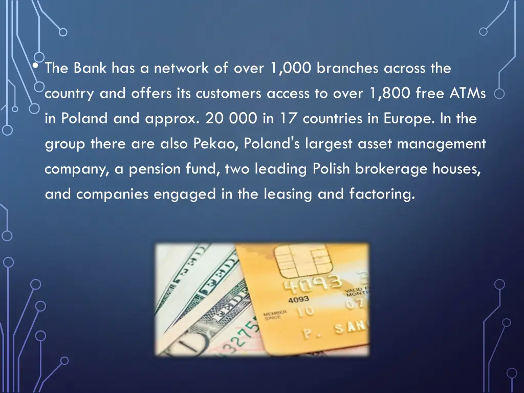 the bank has a network of over 1 000 branches