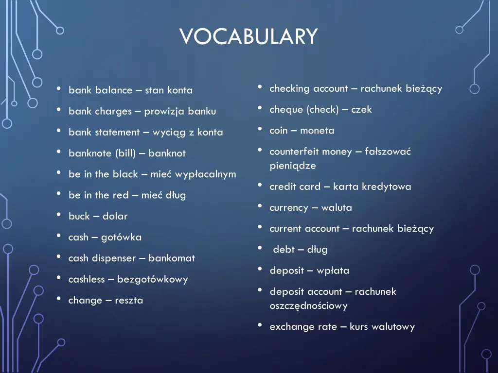 vocabulary