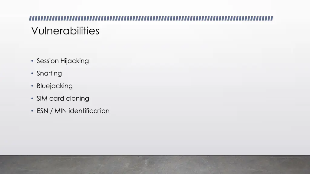 vulnerabilities