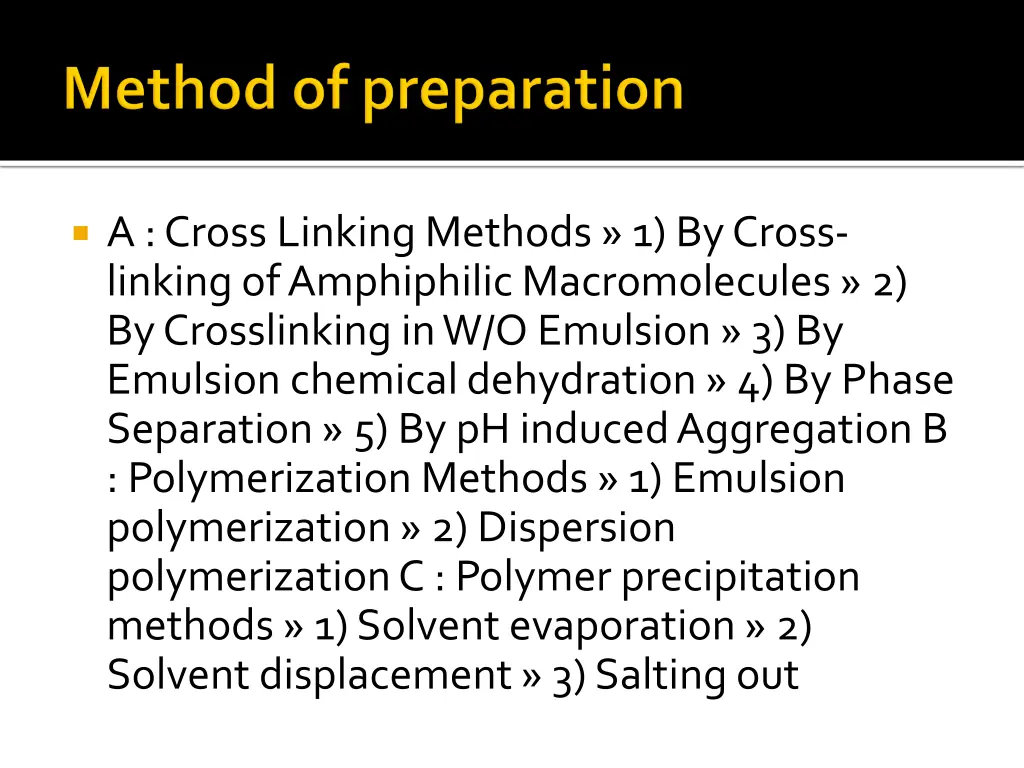 a cross linking methods 1 by cross linking