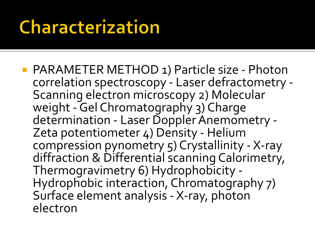parameter method 1 particle size photon