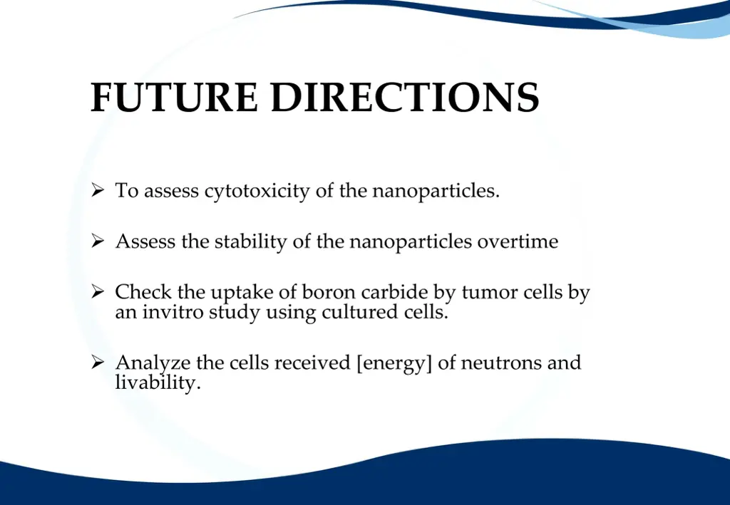 future directions