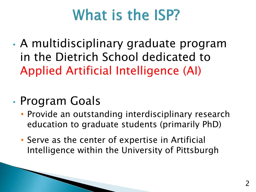a multidisciplinary graduate program