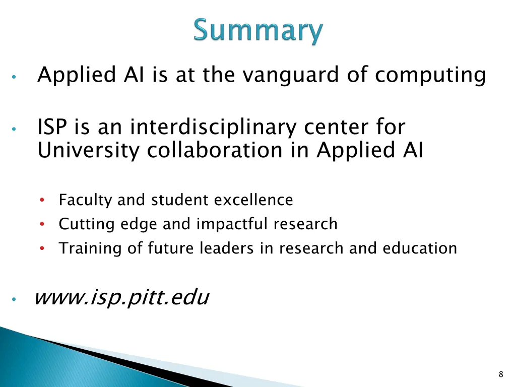 applied ai is at the vanguard of computing