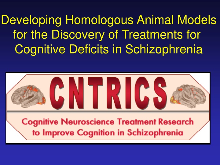 developing homologous animal models