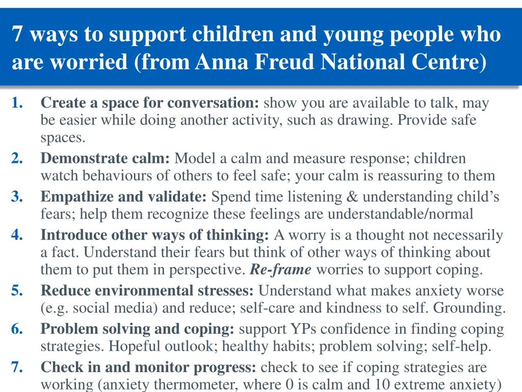 7 ways to support children and young people