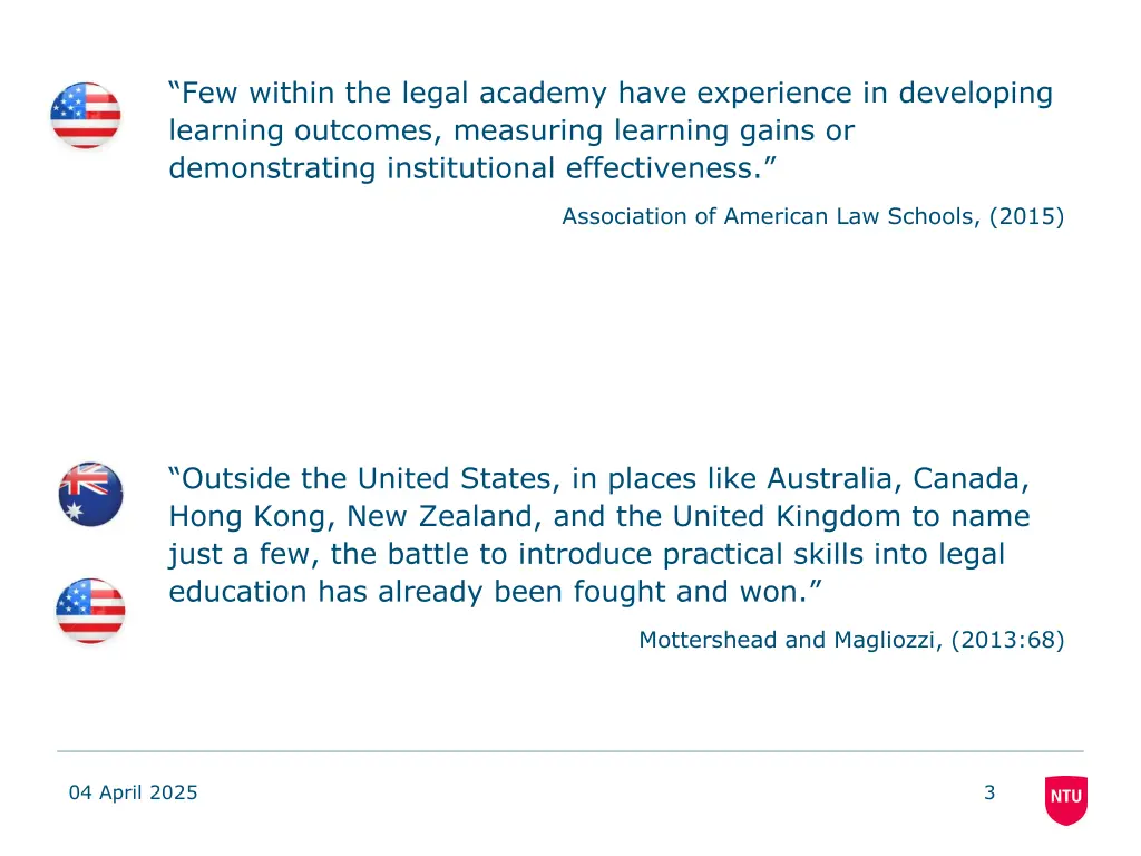 few within the legal academy have experience