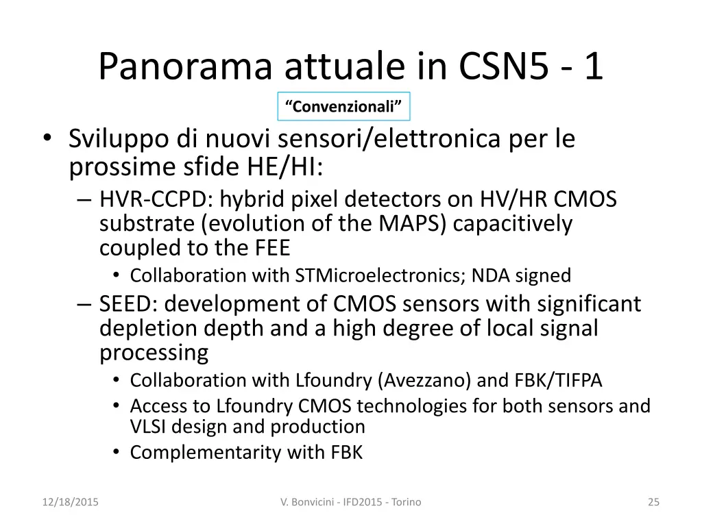 panorama attuale in csn5 1