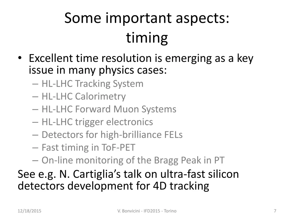 some important aspects timing excellent time